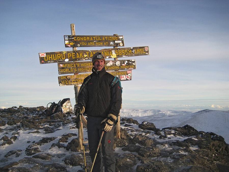 Grace Wanjiru on Uhuru Peak
