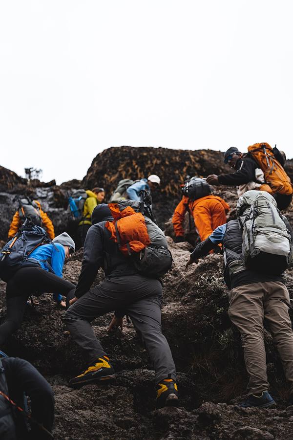 Rahul Menon on Uhuru Peak